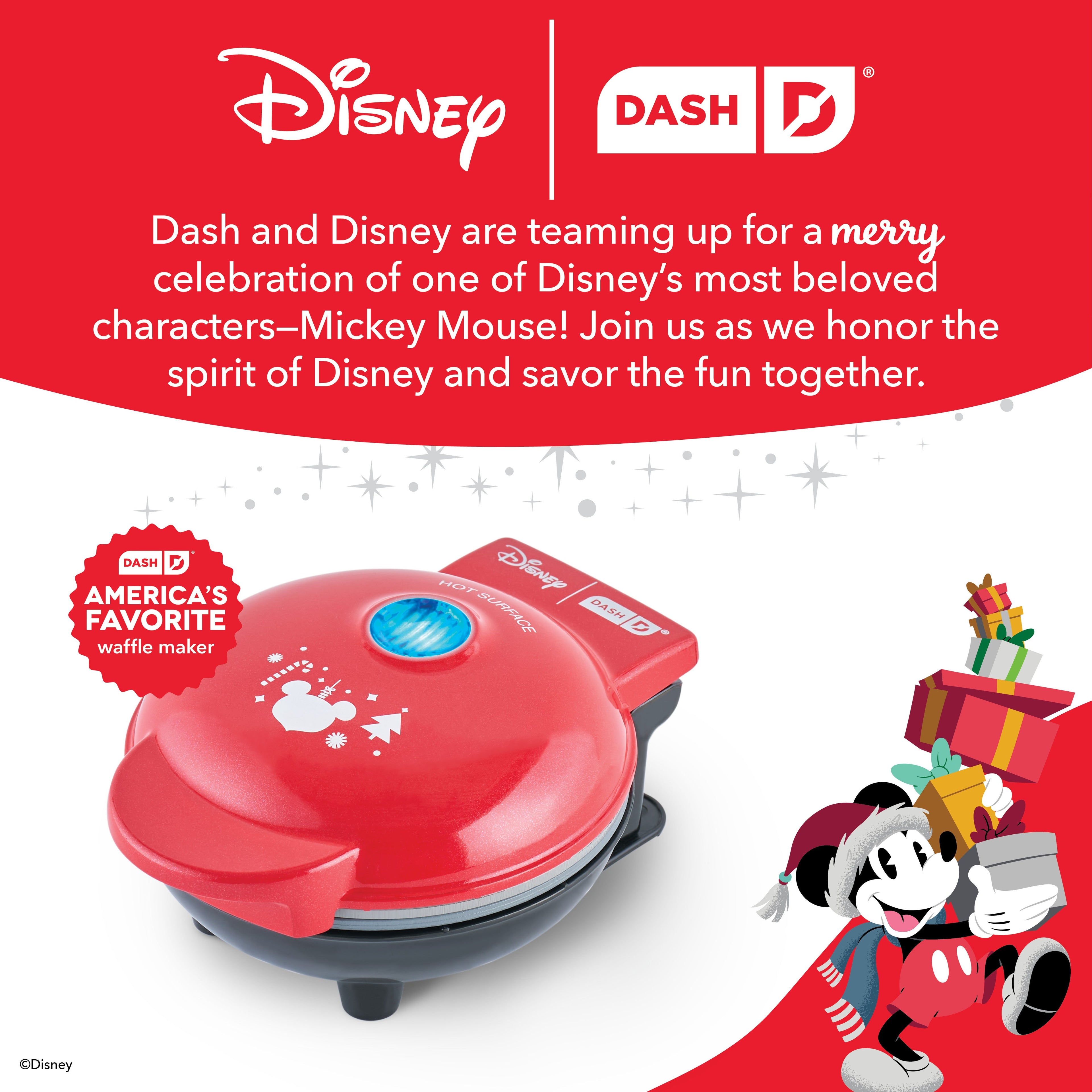 Mickey Mouse Santa Mini Waffle Maker