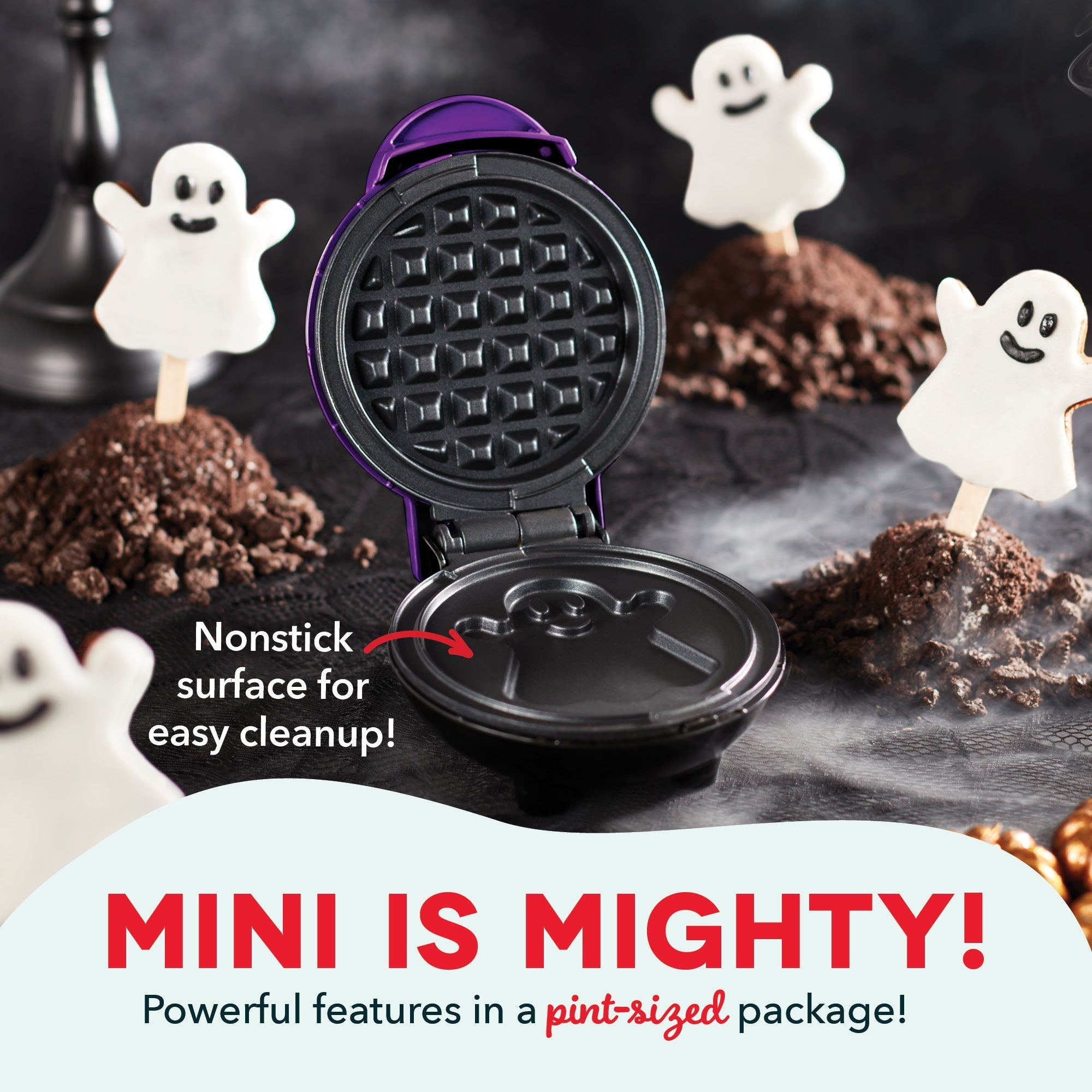 Ghost Mini Waffle Maker