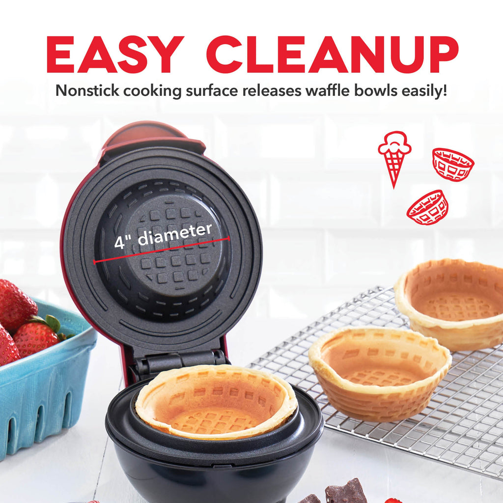 Mini Waffle Bowl Maker