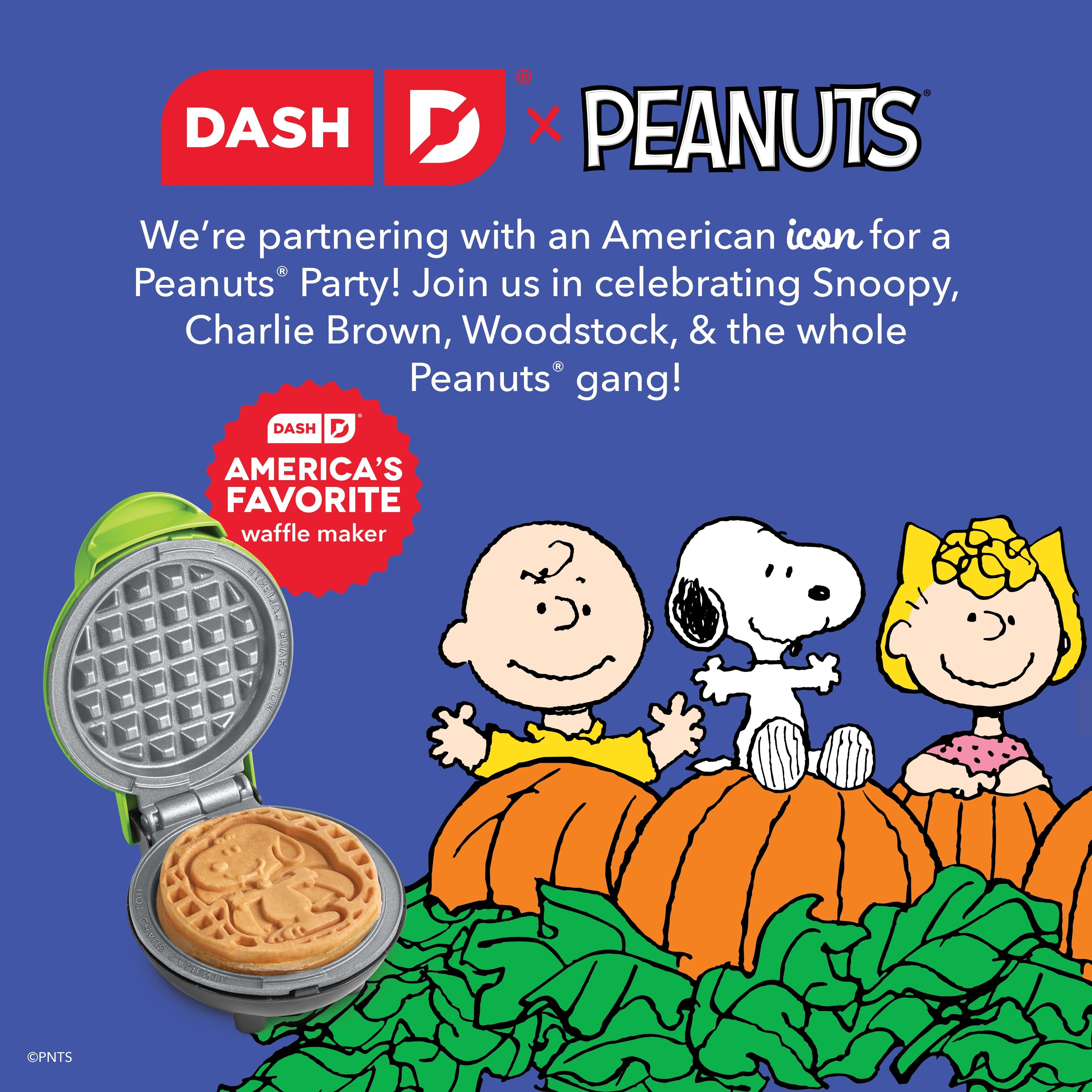 Peanuts® x Dash Snoopy Vampire Mini Waffle Maker